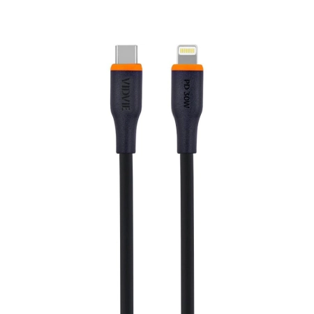 Kabel TYP-C - iPhone Lightning 1m VIDVIE CB4031 30W czarny